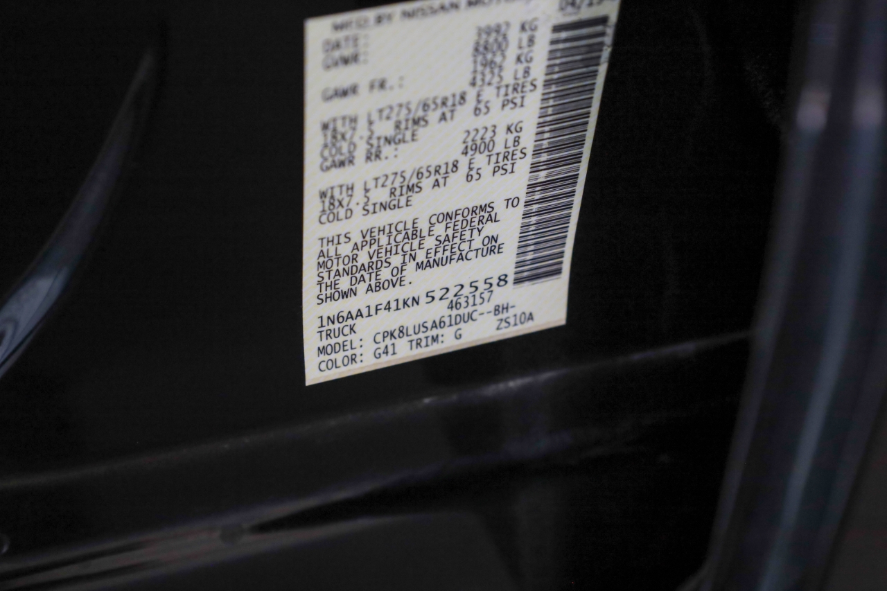 Nissan Titan XD 4x4 Gas Crew Cab PRO-4X 2019