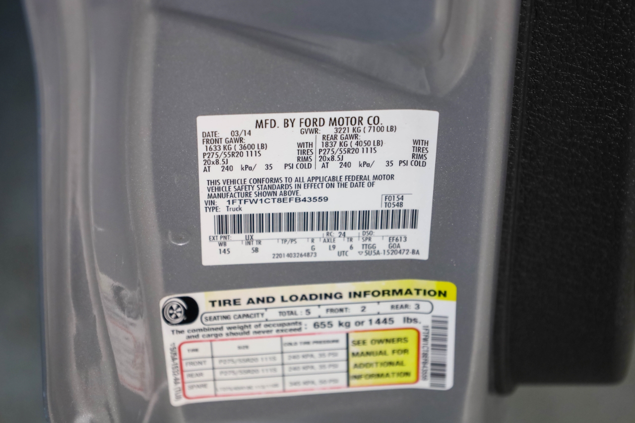 Ford F-150 2WD SuperCrew 145" King Ranch 2014