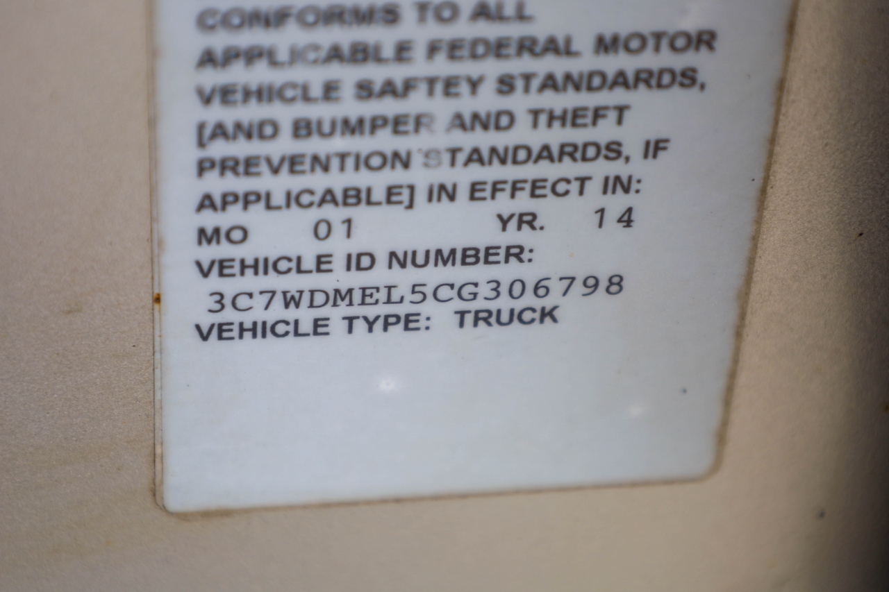 RAM 5500 2WD Crew Cab 173" WB 60" CA ST 2012