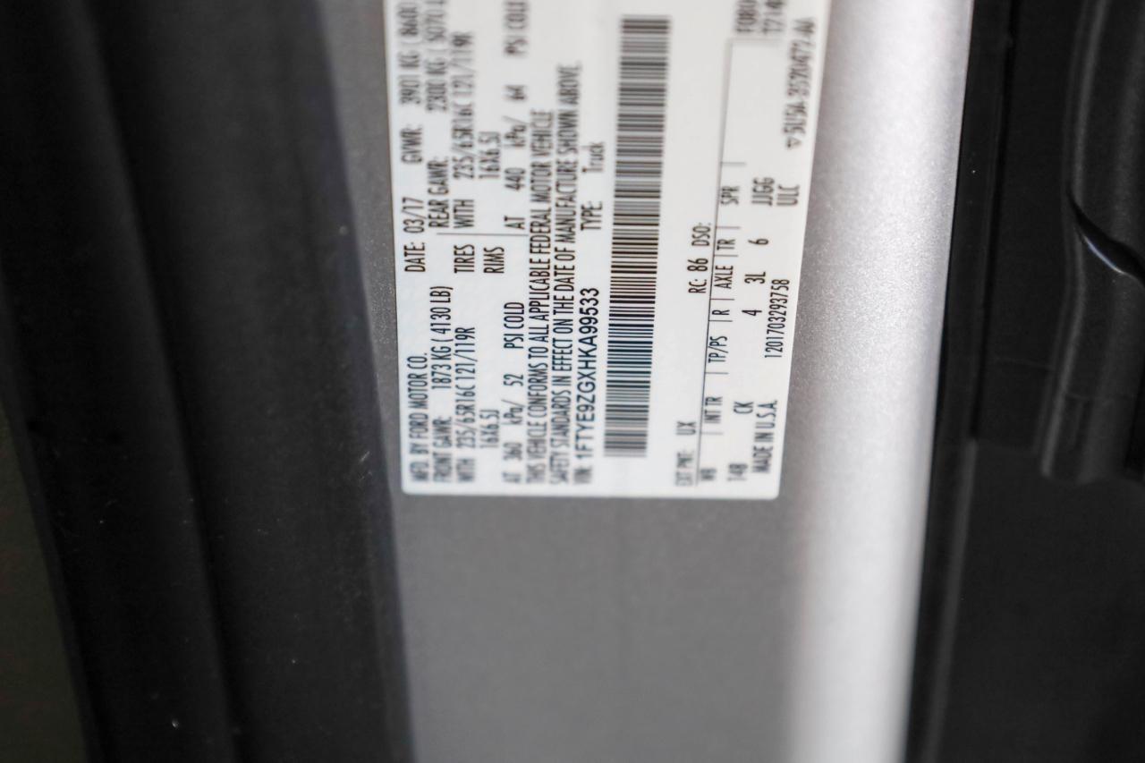 Ford Transit Van T-150 148" Low Rf 8600 GVWR Swing-Out RH Dr 2017