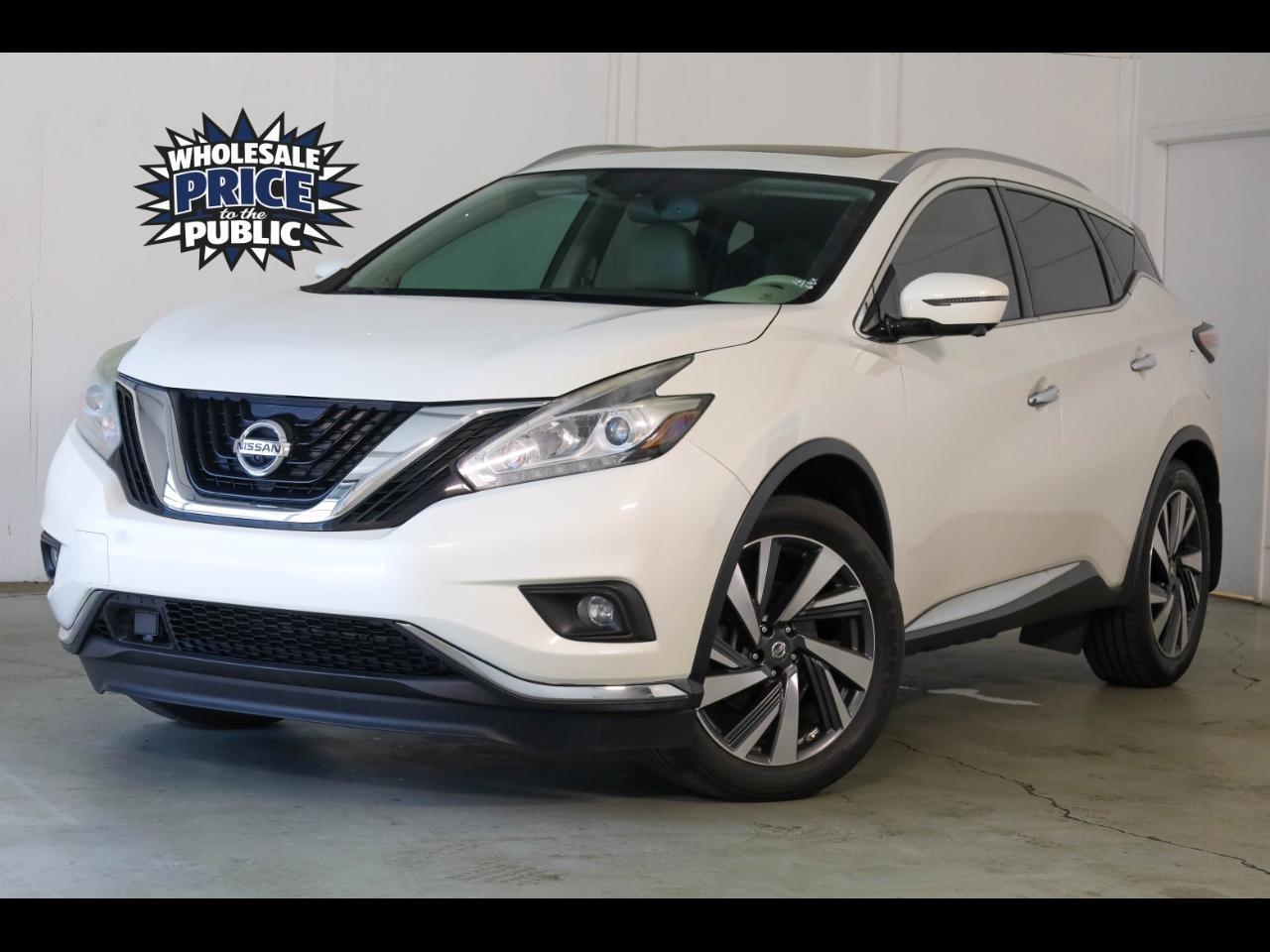 Nissan Murano FWD 4dr Platinum 2016