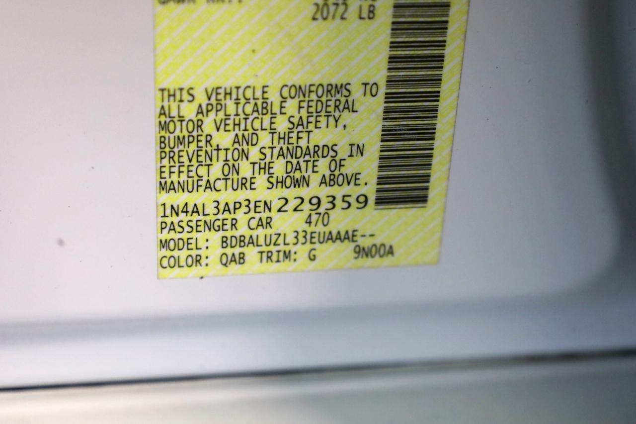 Nissan Altima 4dr Sdn I4 2.5 SV 2014