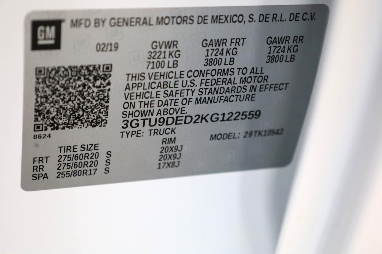 GMC Sierra 1500 4WD Crew Cab 147" SLT 2019