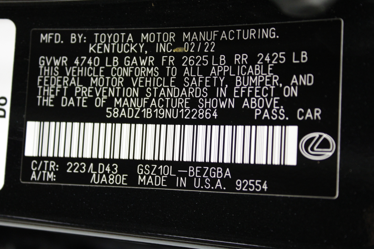 Lexus ES 350 Premium 2022 Lexus ES 350 Premium 2022