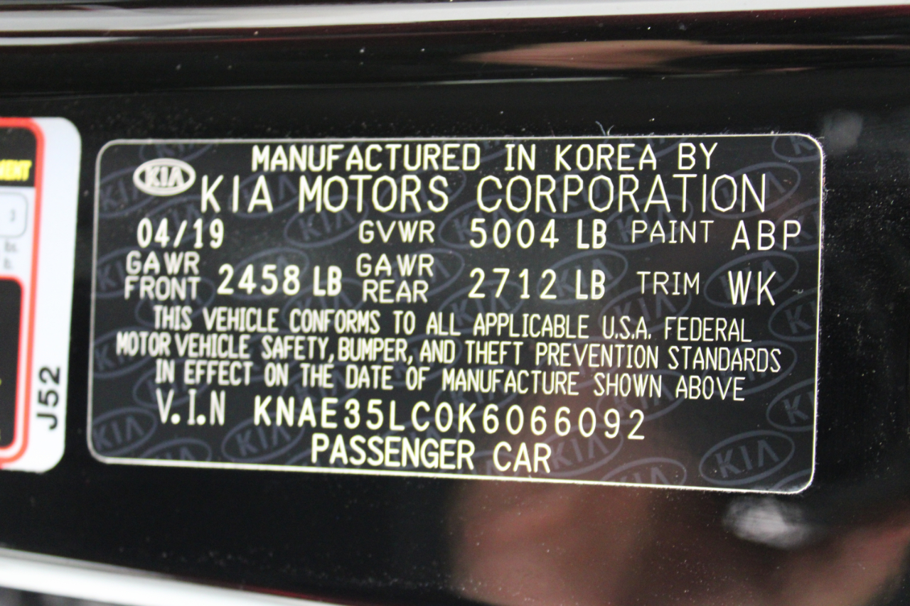 Kia Stinger GT RWD 2019