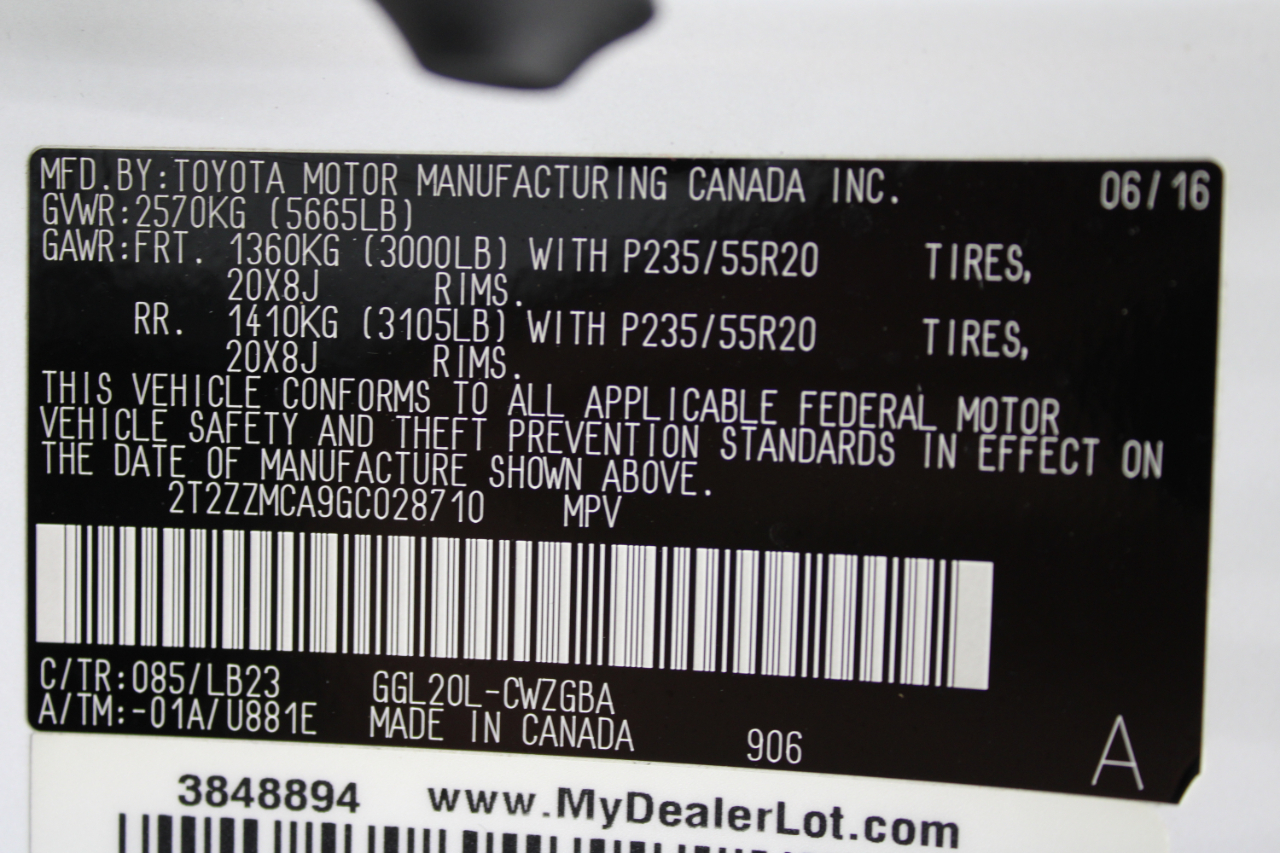 Lexus RX 350 FWD 4dr 2016