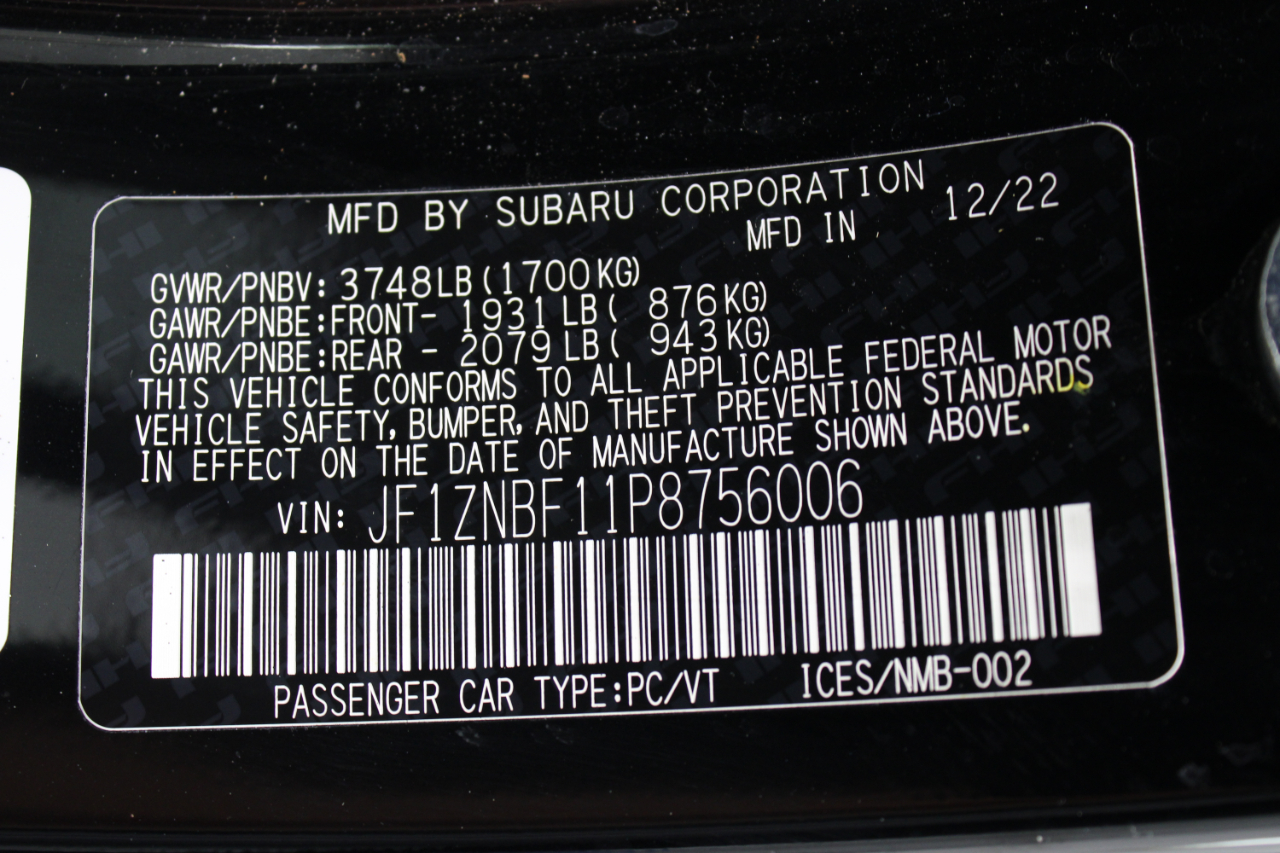 Toyota GR86 Premium Auto (Natl) 2023