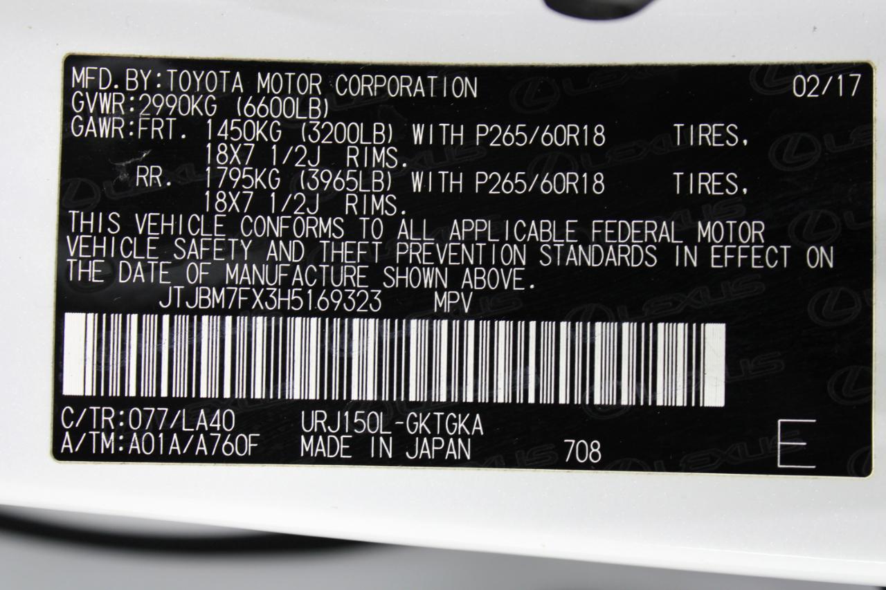 Lexus GX 460 Premium 4D SUV 4WD 2017