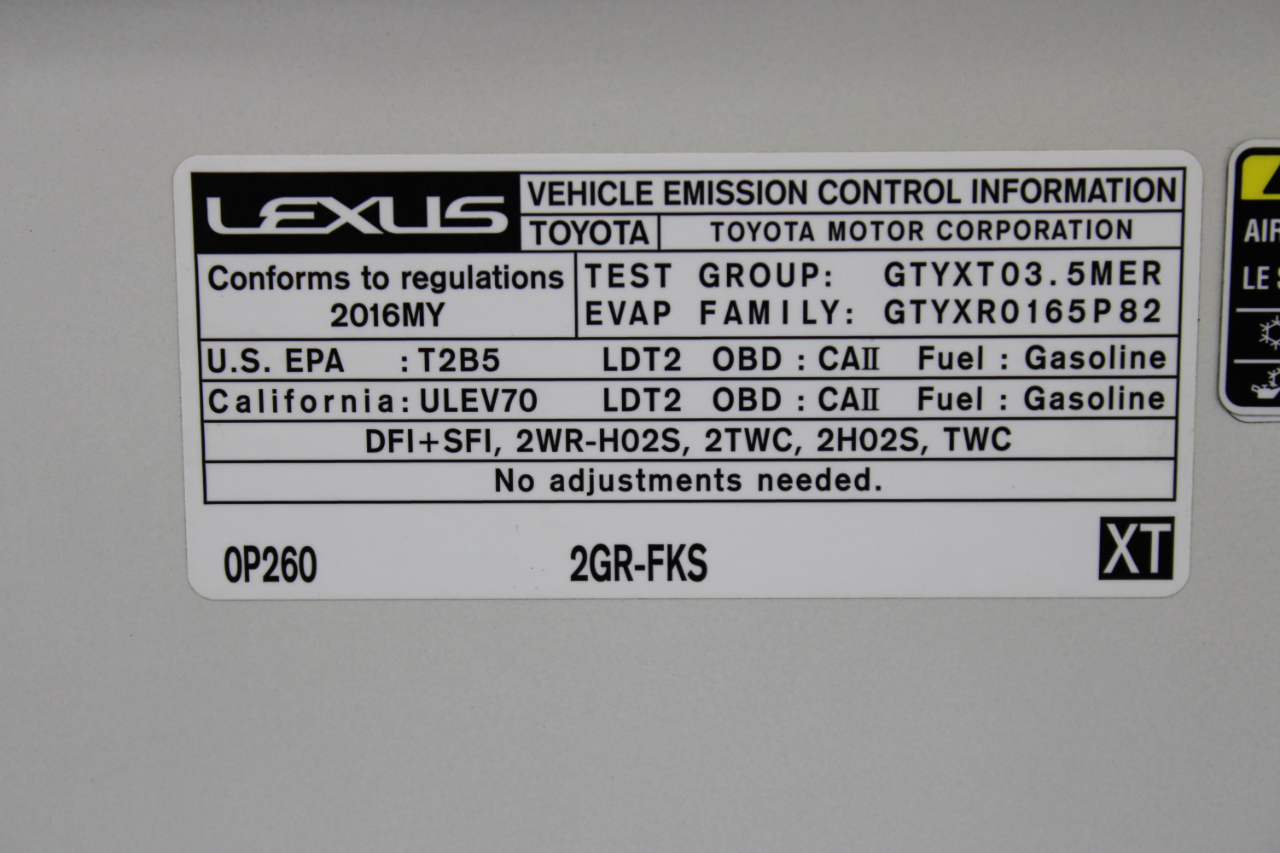 Lexus RX 350 FWD 4dr 2016