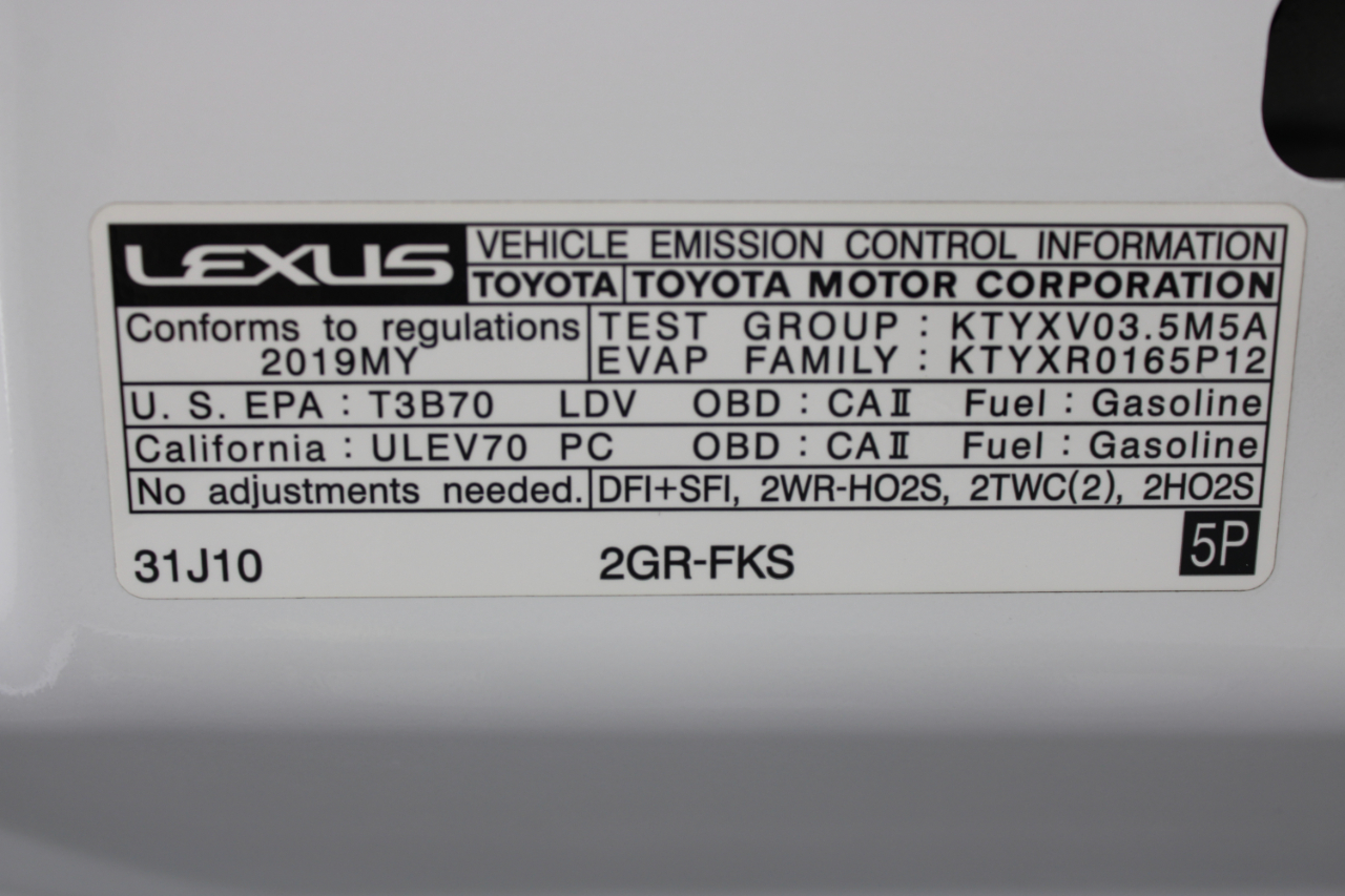 Lexus IS 350 F Sport 4D Sedan 2019