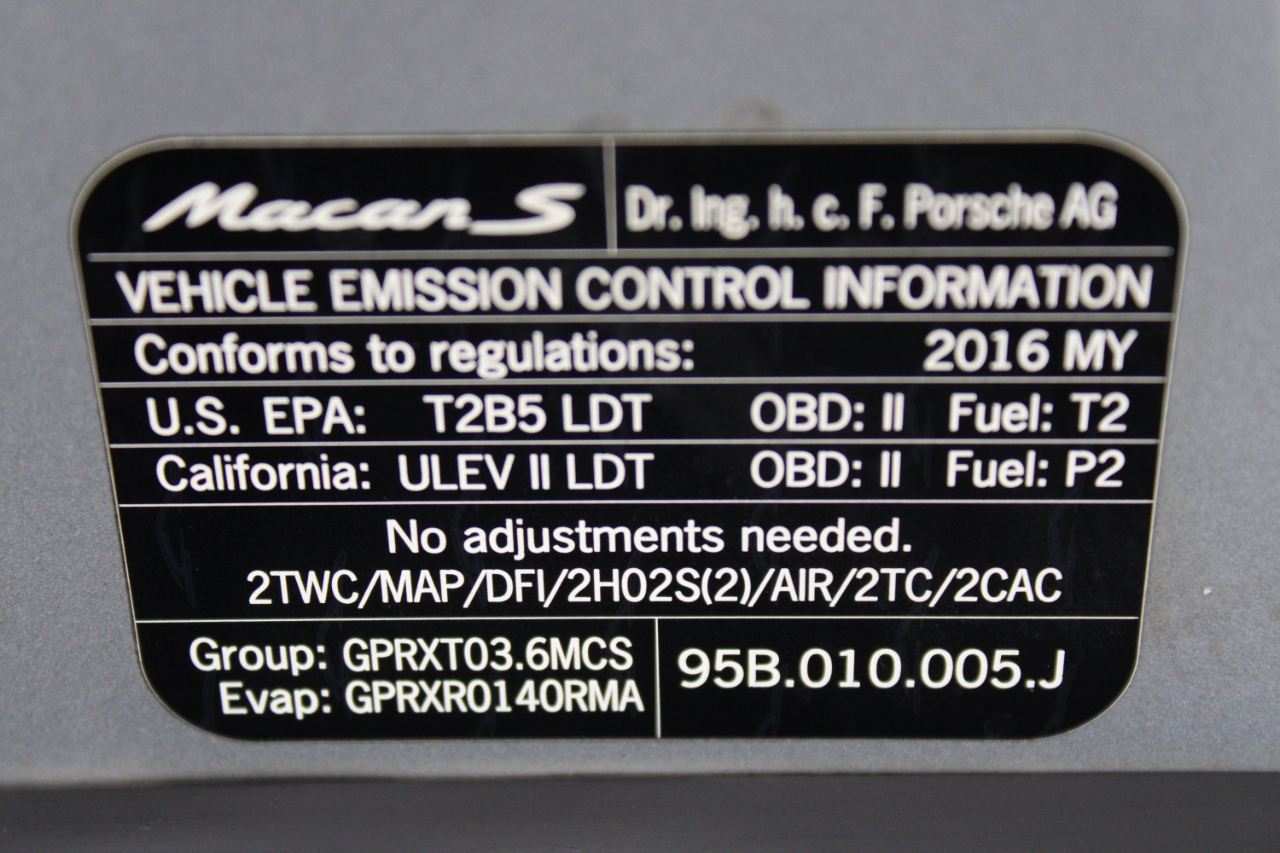 Porsche Macan AWD 4dr S 2016