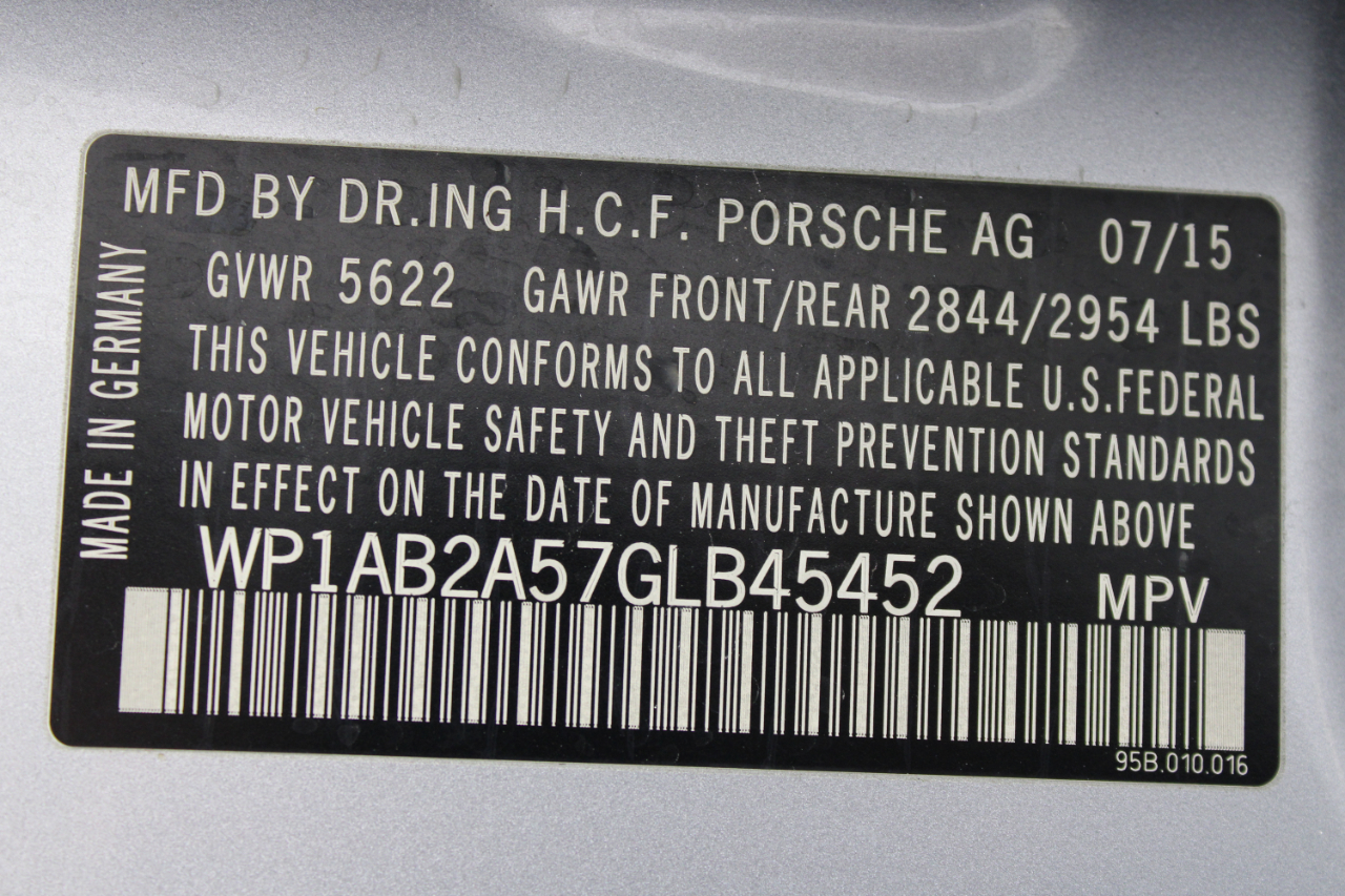 Porsche Macan AWD 4dr S 2016