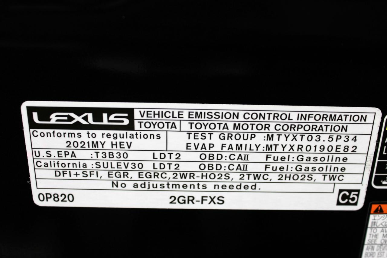 Lexus RX 450h AWD 4dr Hybrid 2021