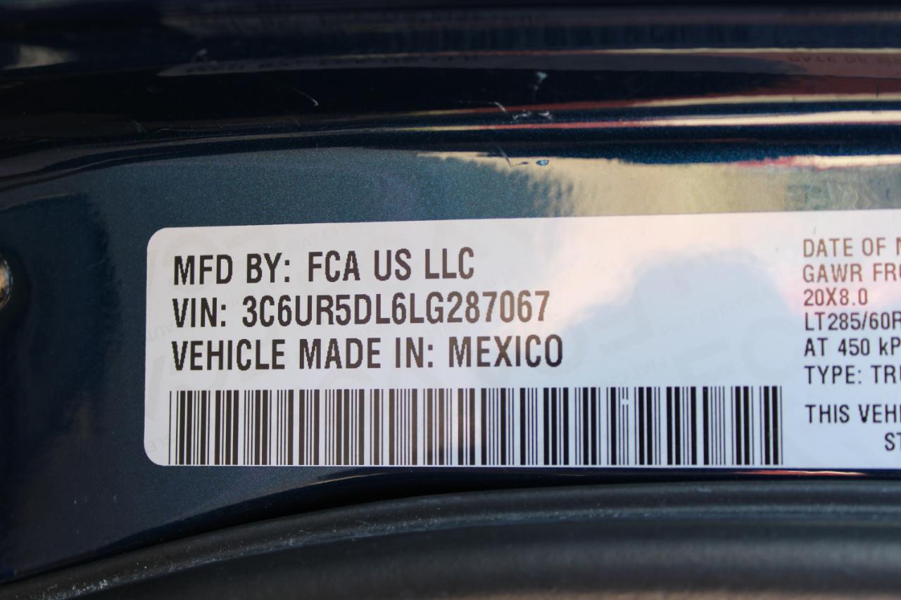 RAM 2500 Lone Star 4x4 Crew Cab 6'4" Box 2020