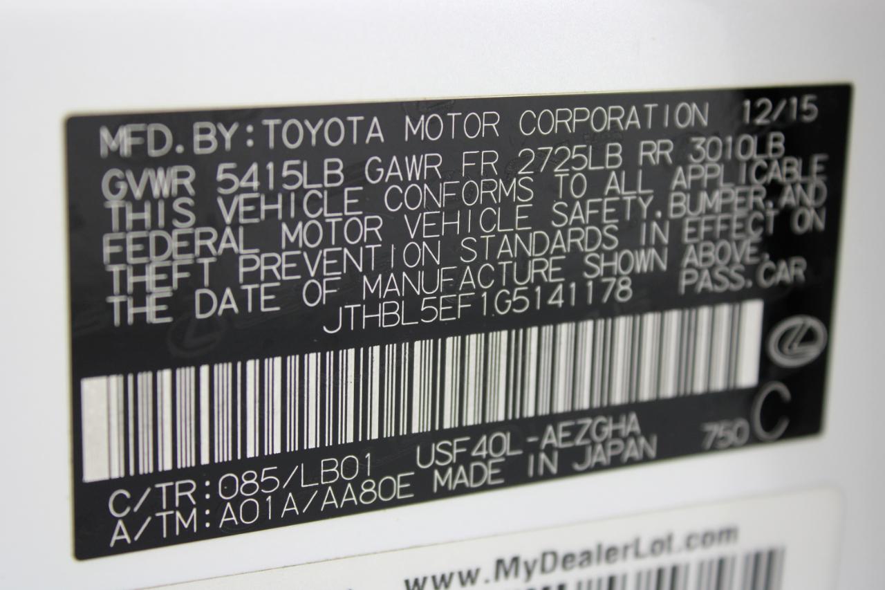 Lexus LS 460 4dr Sdn RWD 2016