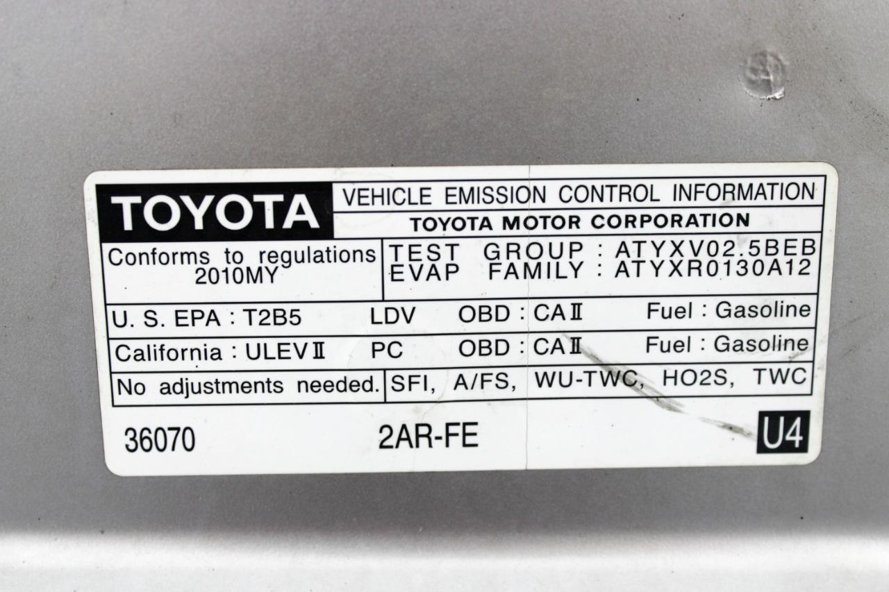 Toyota Camry 4dr Sdn I4 Auto SE (Natl) 2010