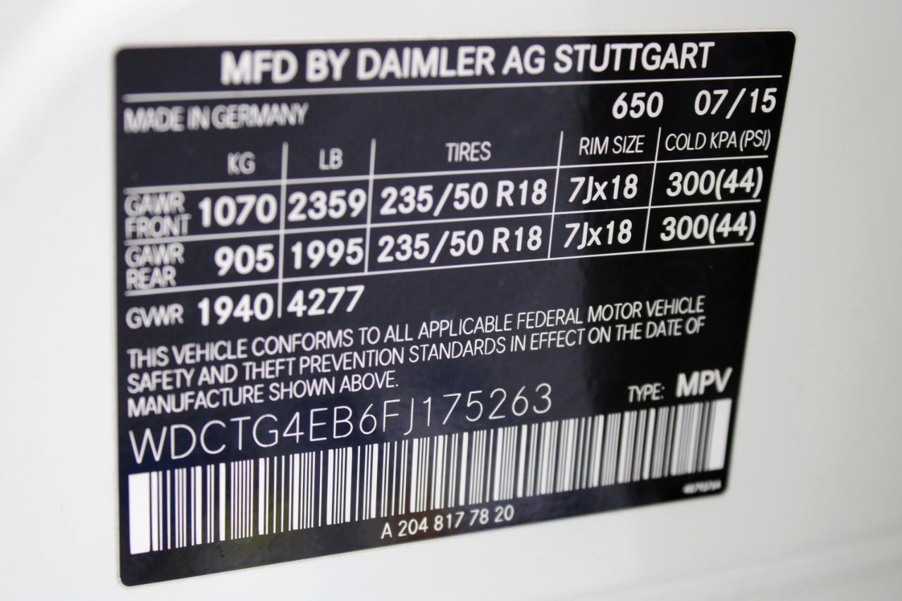 Mercedes-Benz GLA-Class FWD 4dr GLA 250 2015