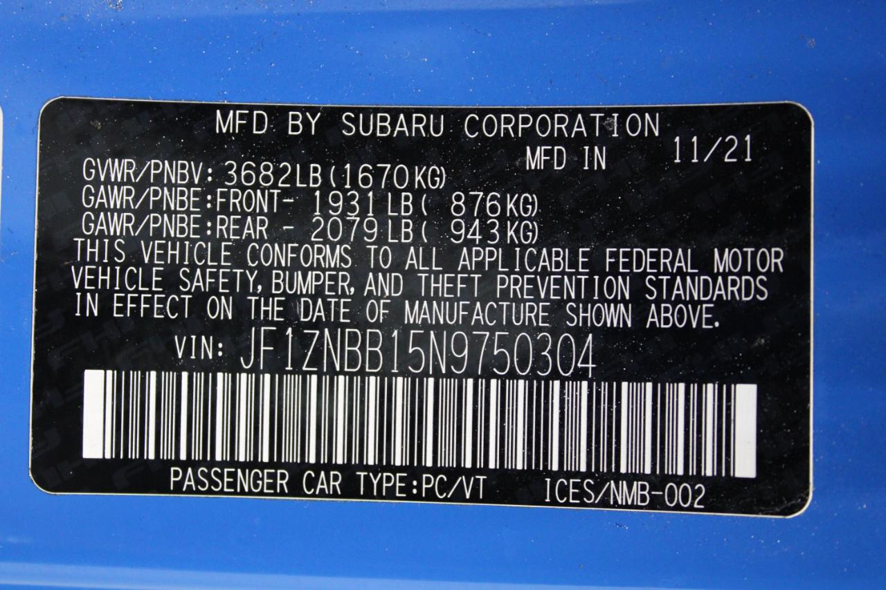 Toyota GR86 Manual (Natl) 2022