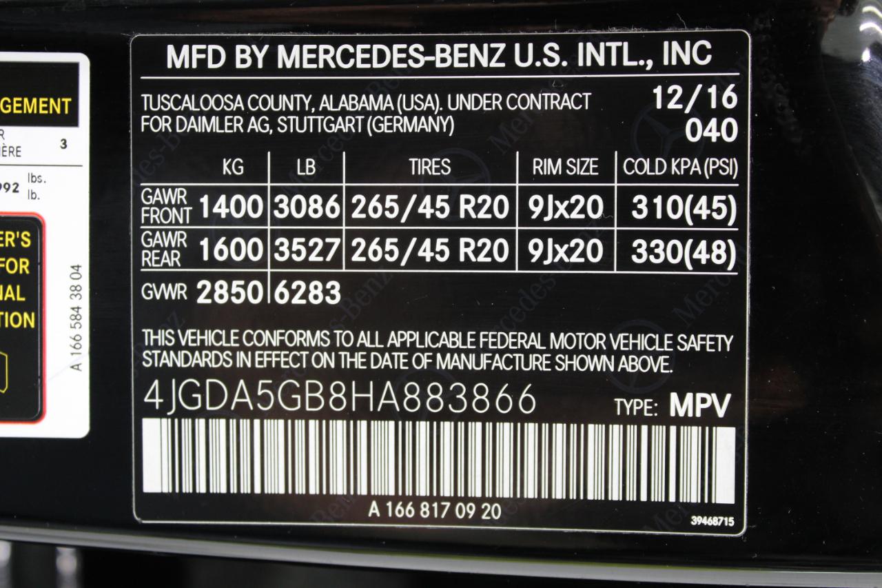 Mercedes-Benz GLE GLE 400 4MATIC SUV 2017