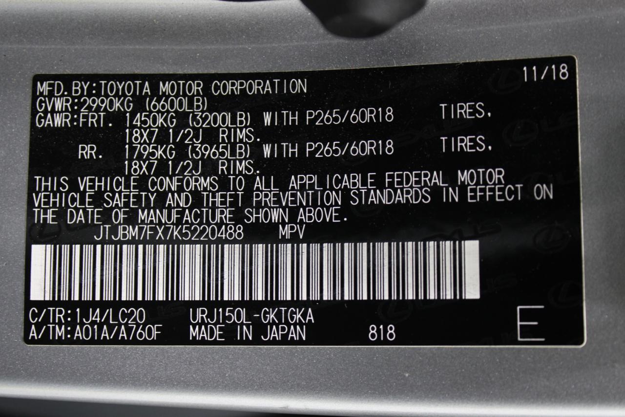 Lexus GX 460 Premium 4D SUV 4WD 2019