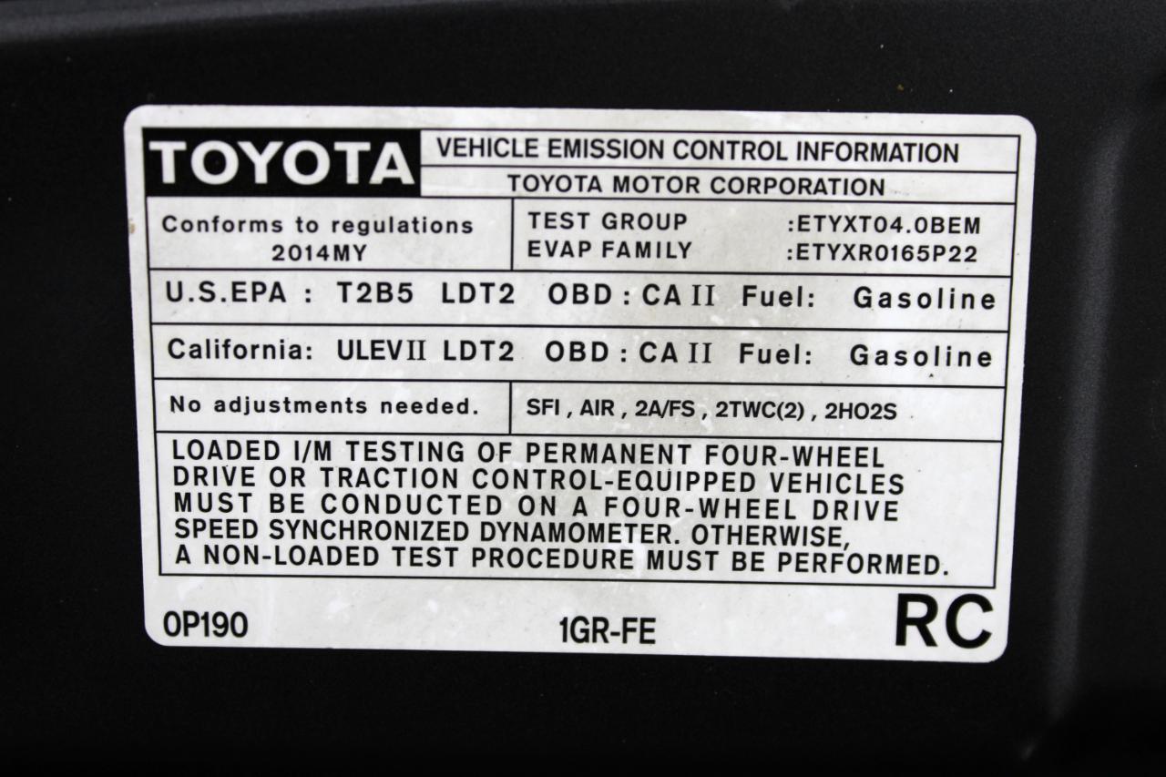 Toyota Tacoma 4WD Double Cab V6 MT (Natl) 2014