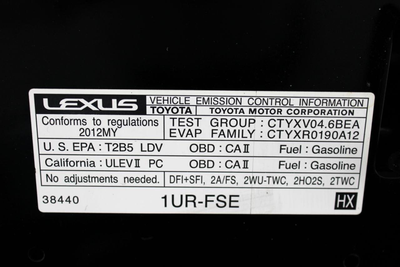 Lexus LS 460 4dr Sdn RWD 2012