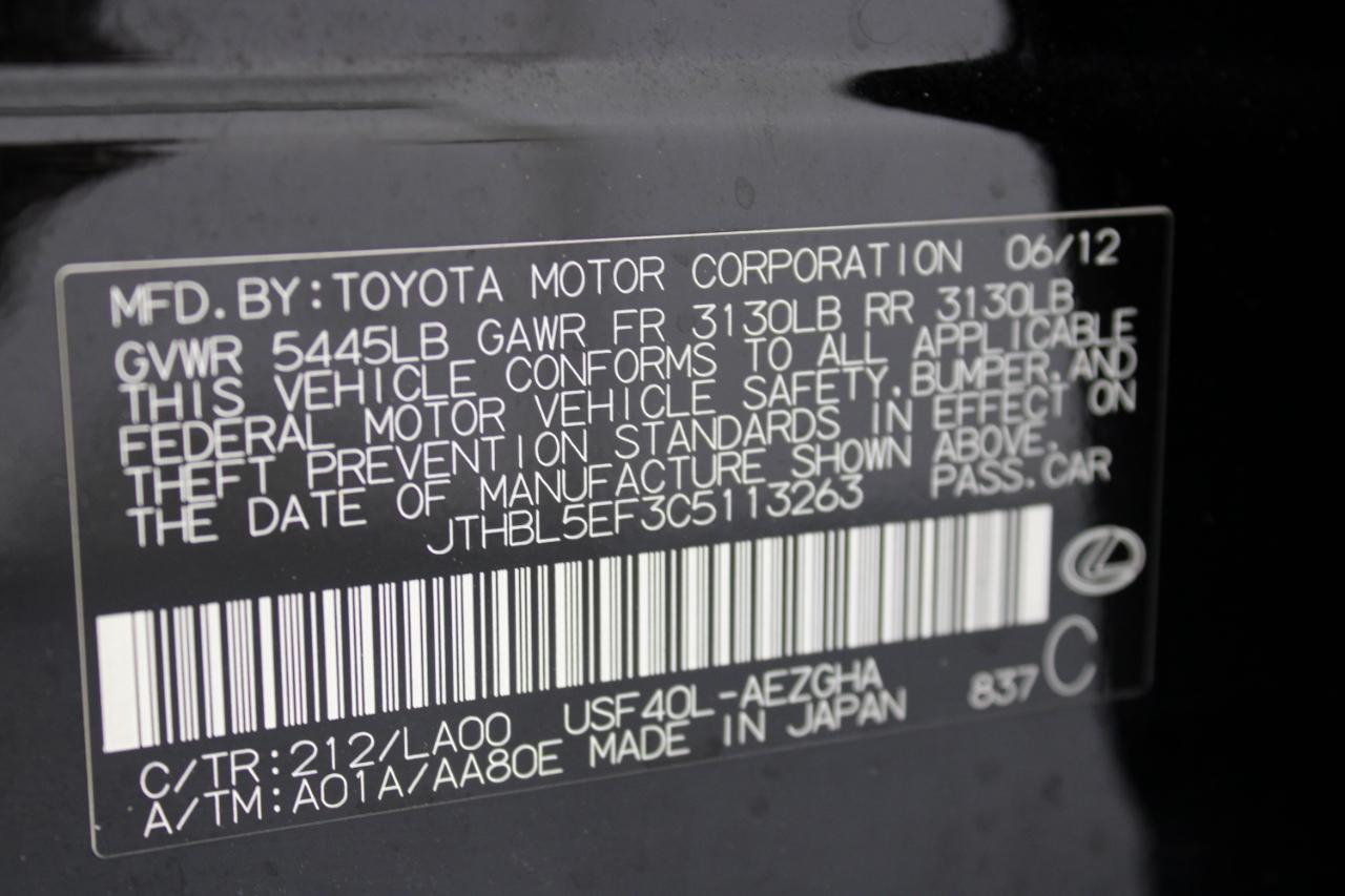 Lexus LS 460 4dr Sdn RWD 2012
