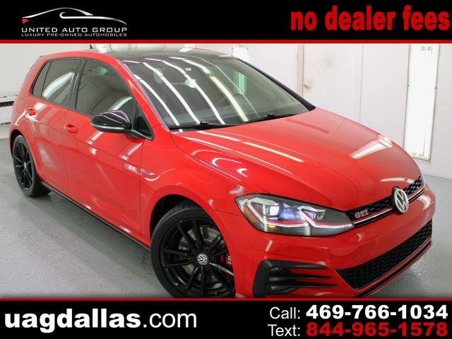 Red 2021 Volkswagen Golf GTI 2.0T SE FWD Hatchback Front-Wheel Drive Automatic