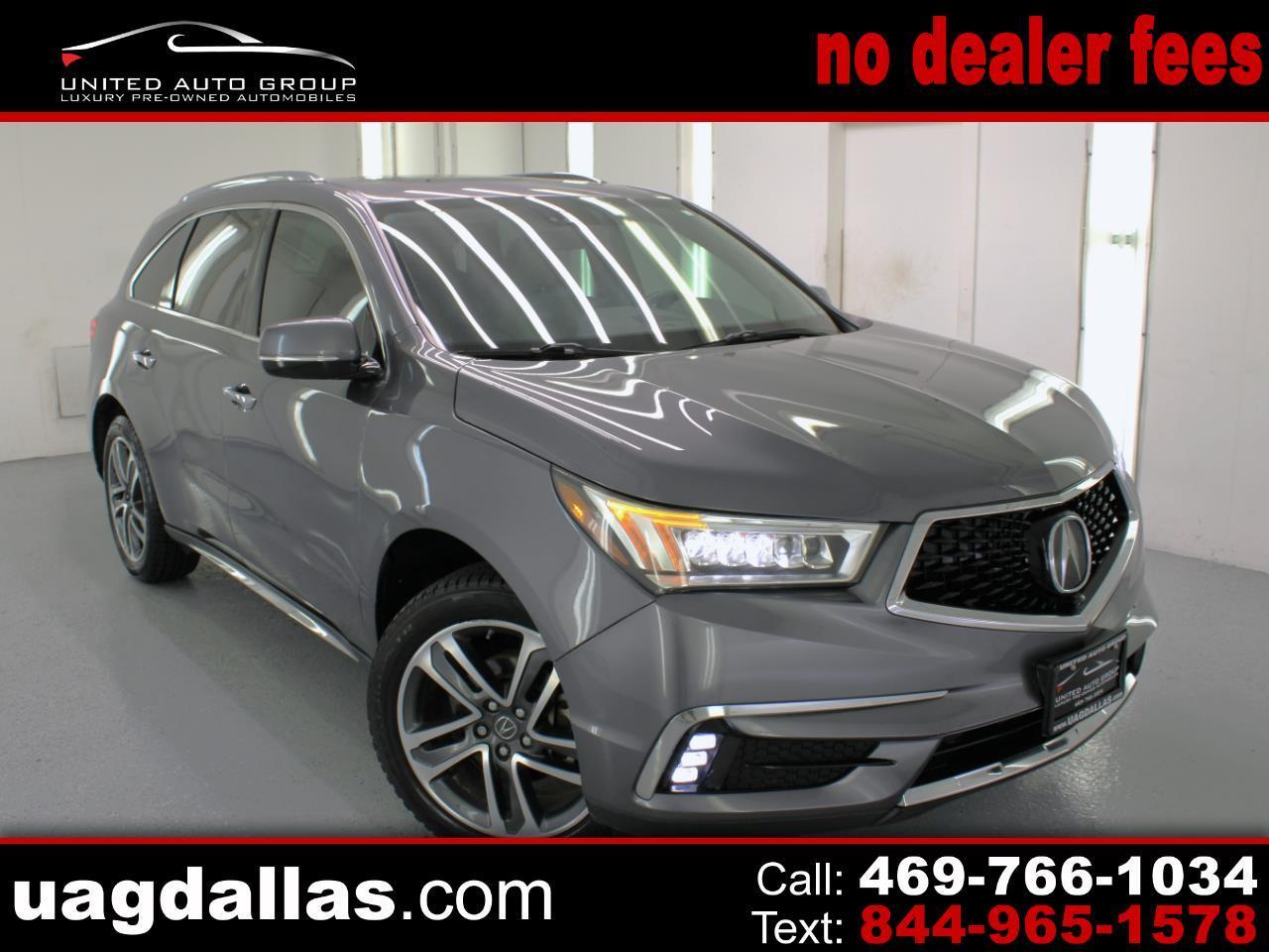 2018 Acura MDX FWD w/Advance Pkg