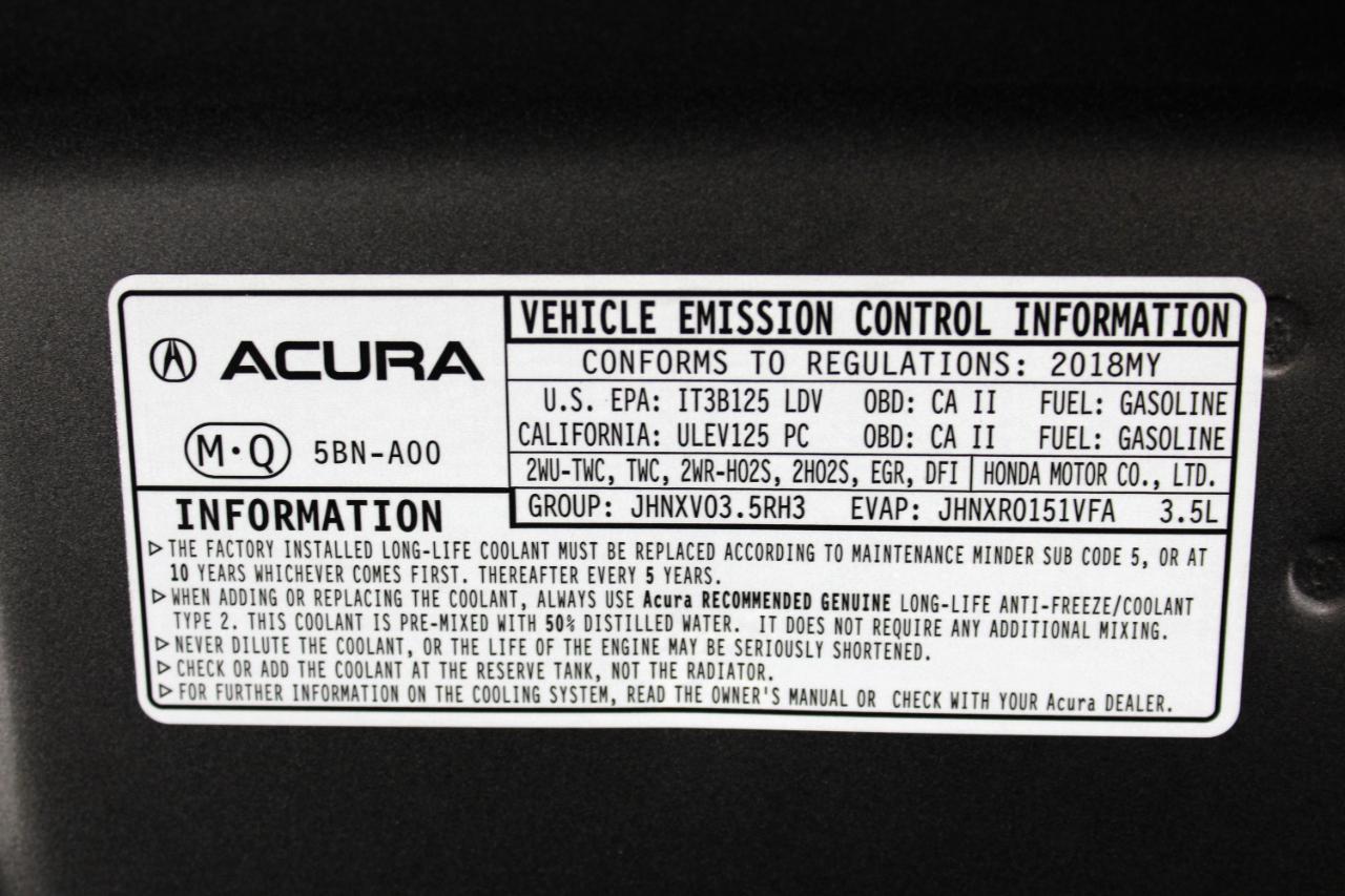 Acura MDX FWD w/Advance Pkg 2018