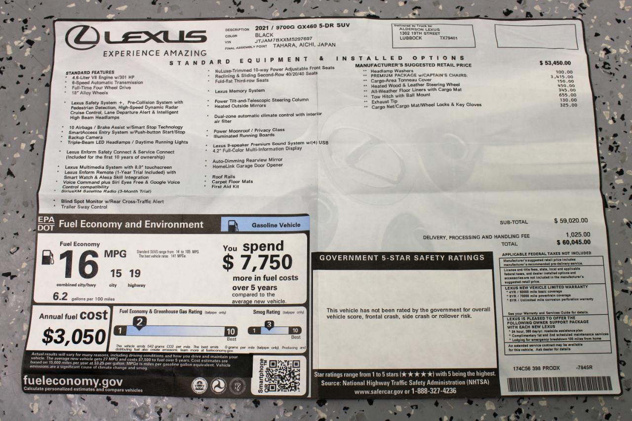Lexus GX GX 460 Premium 4WD 2021