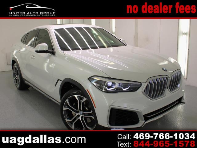 Mineral White Metallic 2020 BMW X6 SUV / Crossover Rear-Wheel Drive Automatic