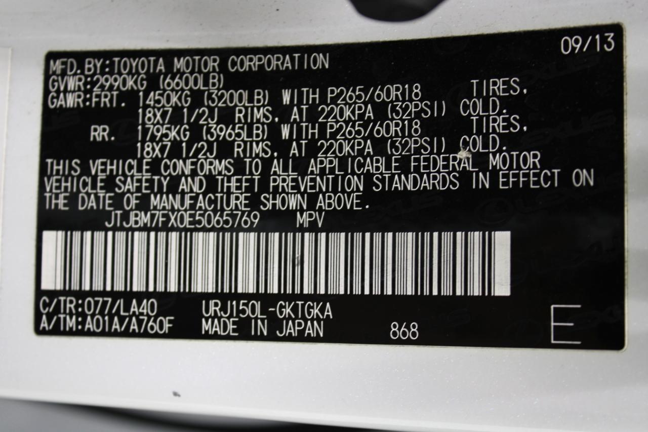 Lexus GX 460 4WD 4dr 2014