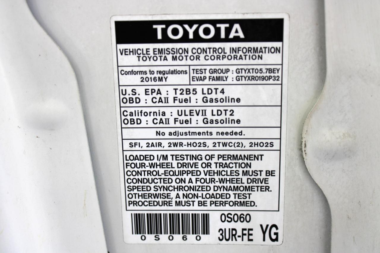 Toyota Sequoia RWD 5.7L Limited (Natl) 2016