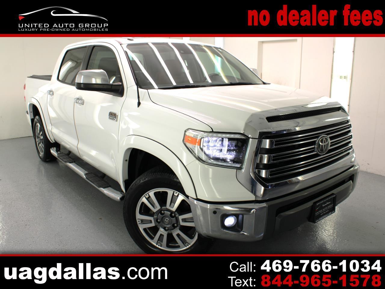2018 Toyota Tundra 4WD 1794 Edition CrewMax 5.5' Bed 5.7L FFV (Natl)