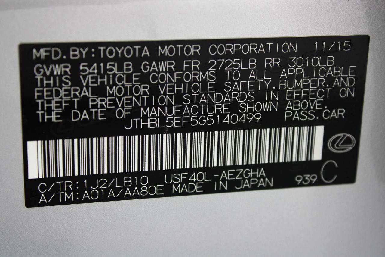 Lexus LS 460 4dr Sdn RWD 2016