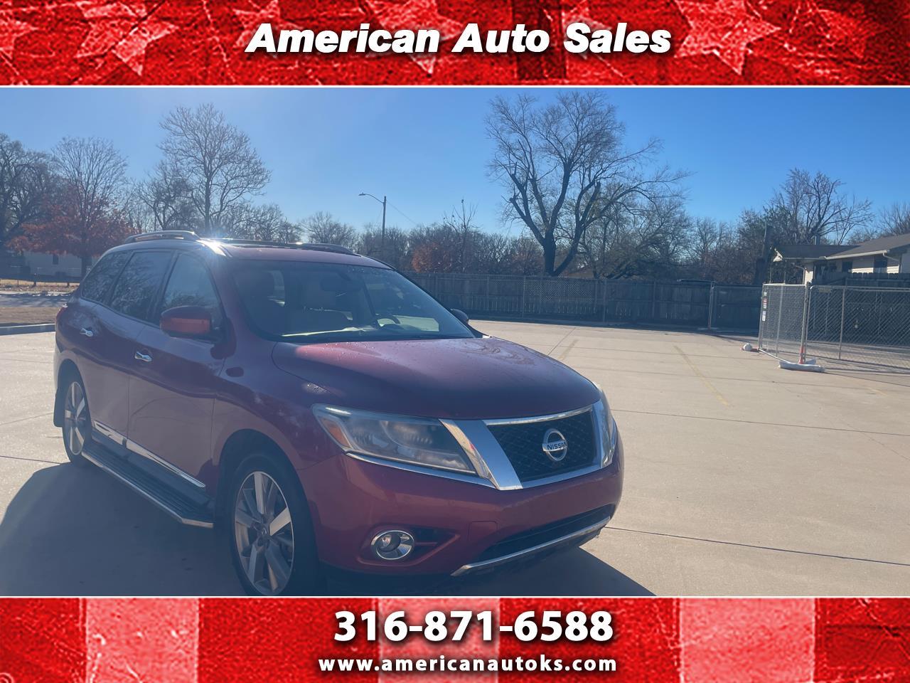 2015 Nissan Pathfinder Platinum 4D SUV 4WD