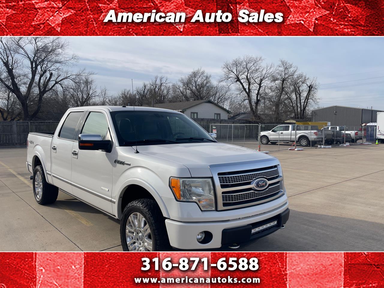 2012 Ford F-150 SuperCrew Short Bed 4WD Platinum