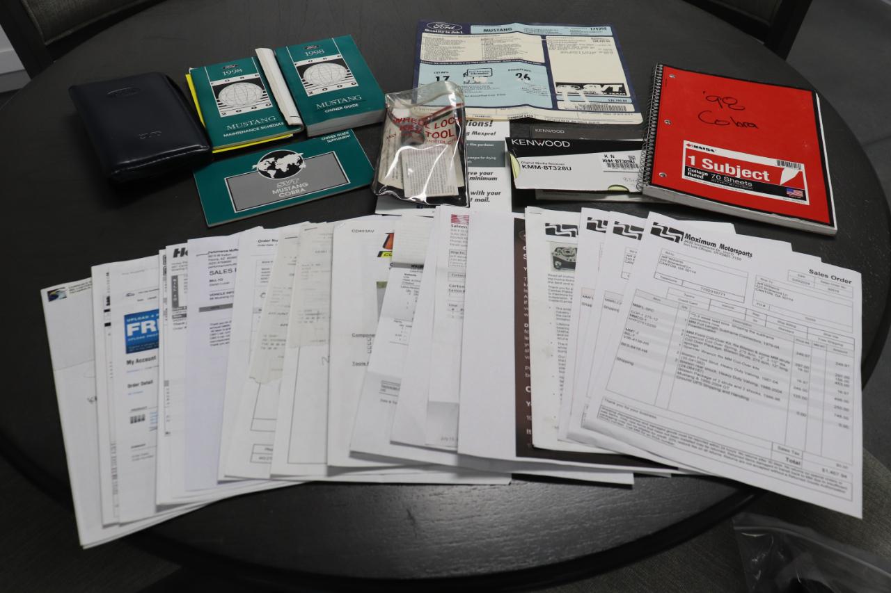 Ford Mustang Cobra Convertible 1998