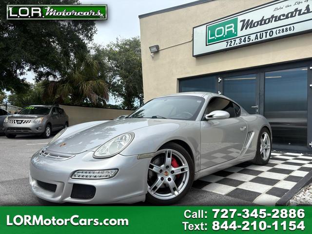 Silver 2008 Porsche Cayman Coupe Rear-Wheel Drive Automatic