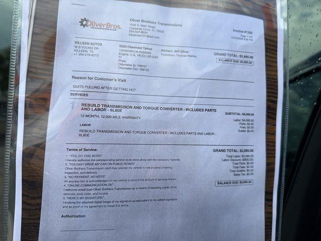 Chevrolet Tahoe  2020