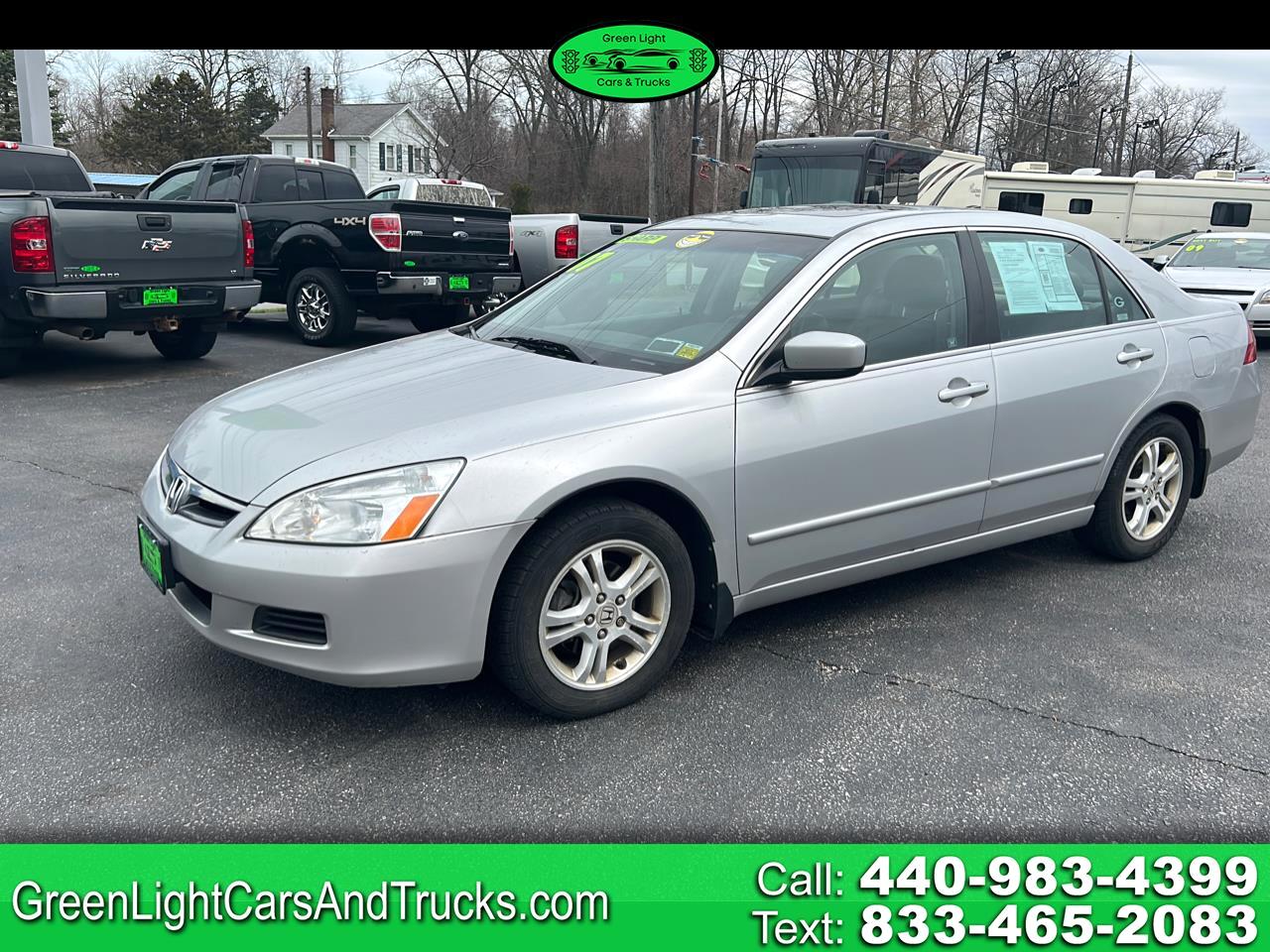 Used 2007 Honda Accord Sdn 4dr I4 AT EX-L for Sale in Madison OH 44057  Green Light Cars & Trucks