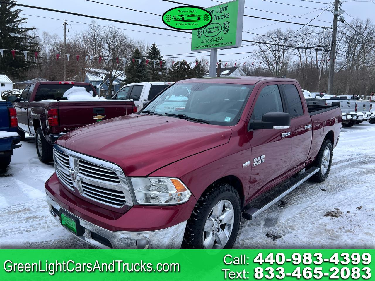 RAM 1500 4WD Quad Cab 140.5" Big Horn 2014