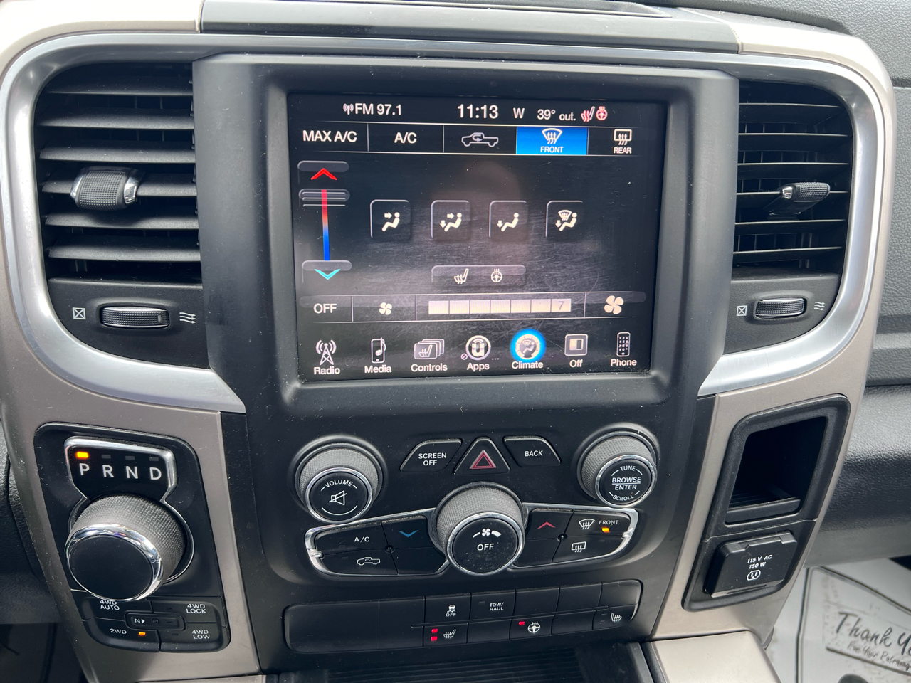 RAM 1500 4WD Quad Cab 140.5" Big Horn 2014