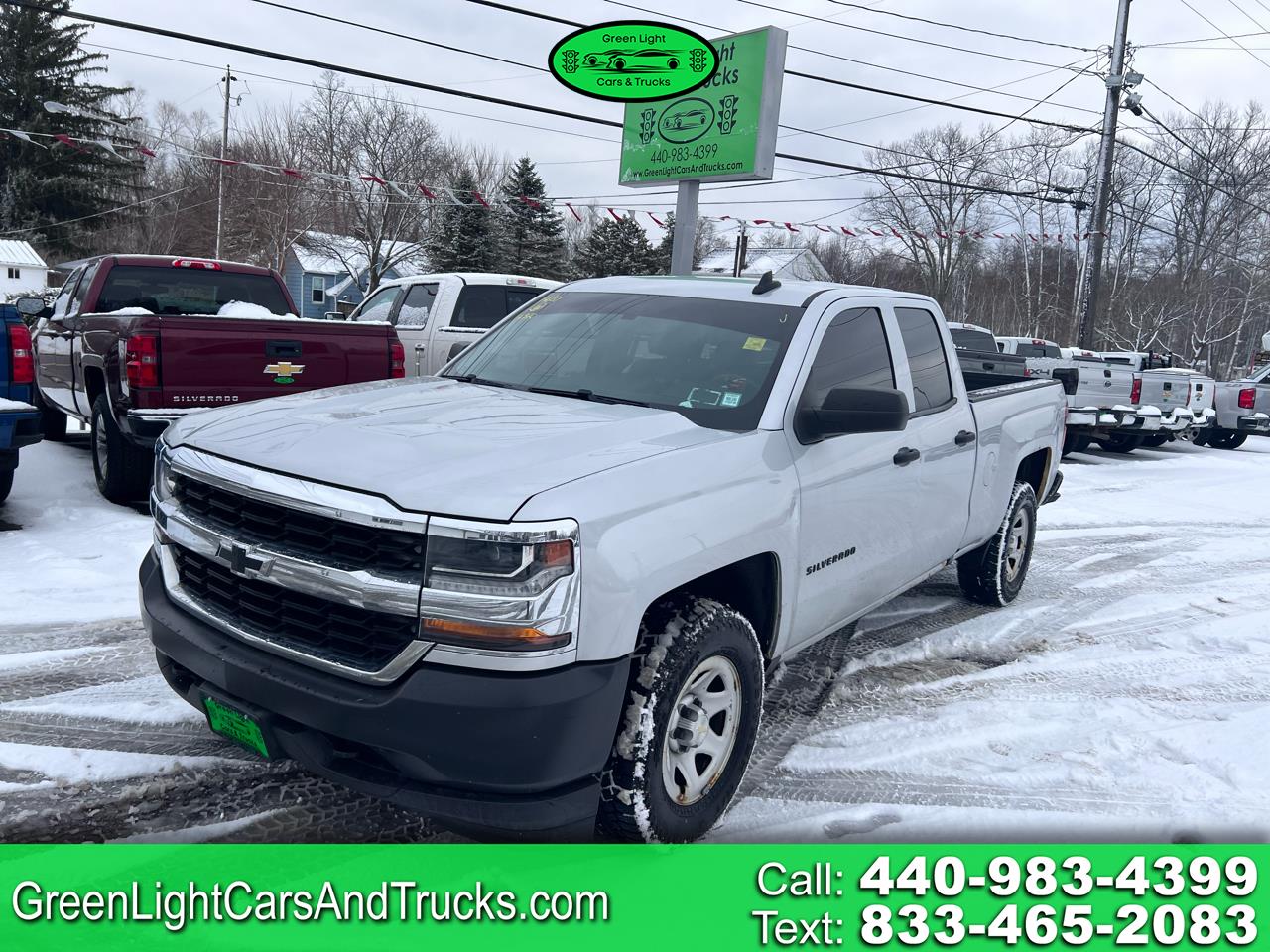 2016 Chevrolet Silverado 1500 4WD Double Cab 143.5" Work Truck