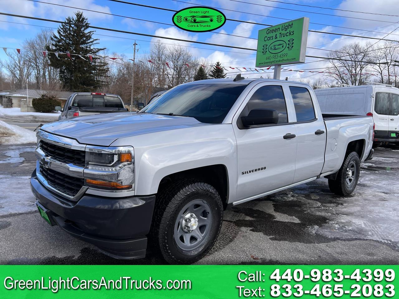 2016 Chevrolet Silverado 1500 4WD Double Cab 143.5" Work Truck