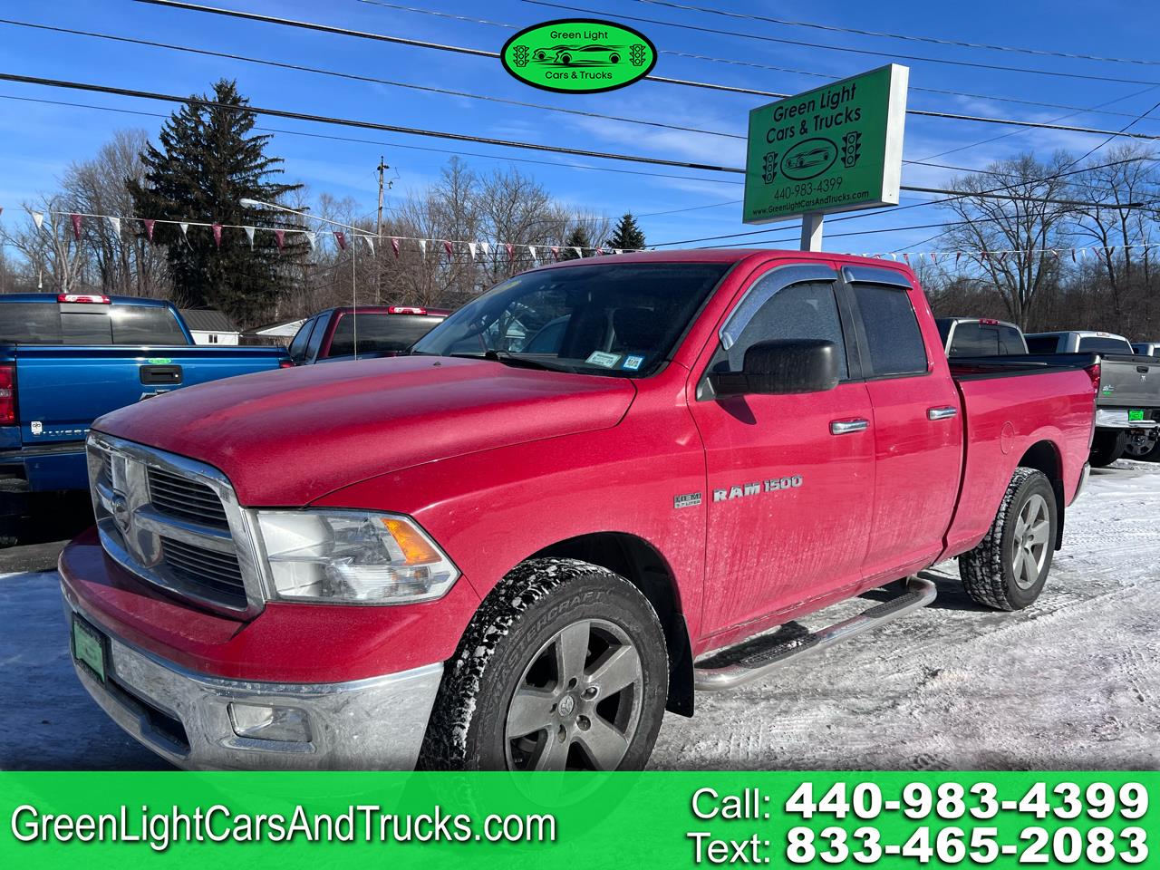 2012 RAM 1500 4WD Quad Cab 140.5" Big Horn