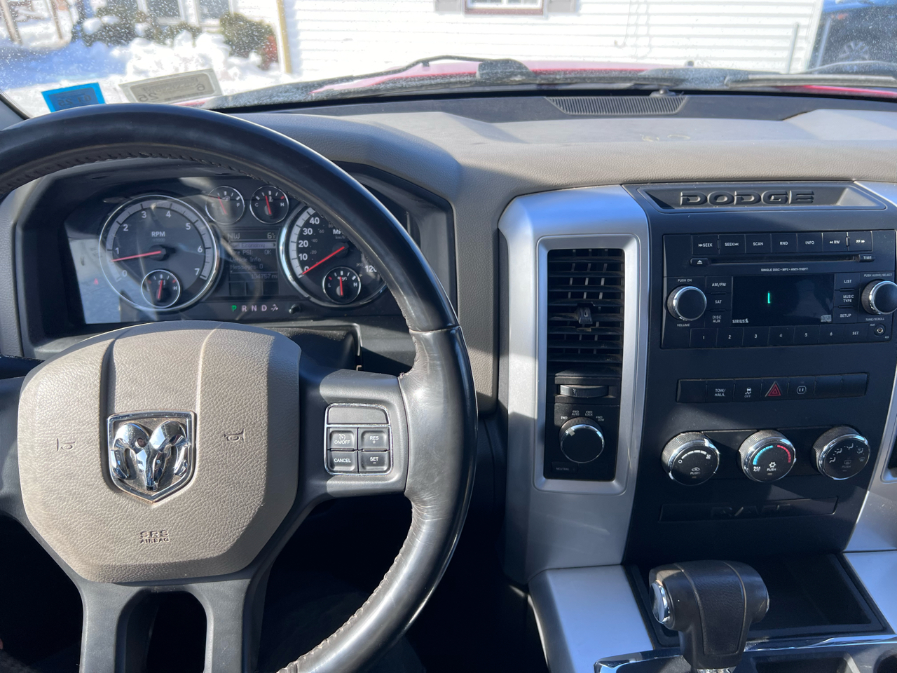 RAM 1500 4WD Quad Cab 140.5" Big Horn 2012