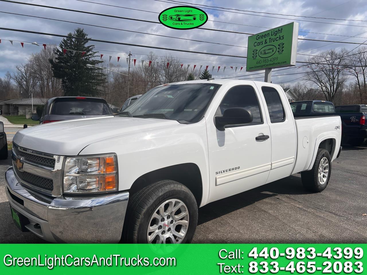 2012 Chevrolet Silverado 1500 4WD Ext Cab 143.5" LT