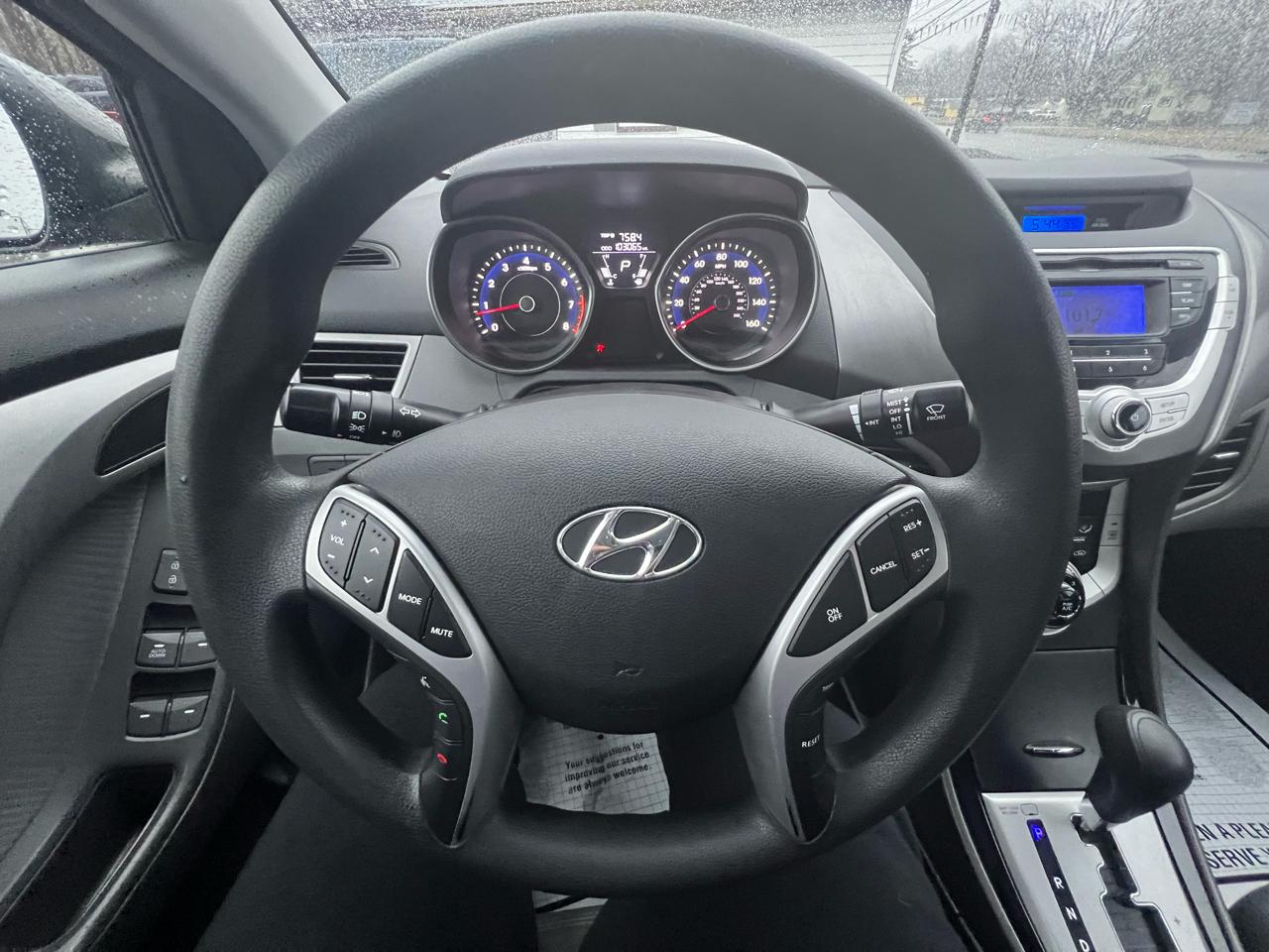 Hyundai Elantra 4dr Sdn Auto GLS PZEV (Alabama Plant) 2012